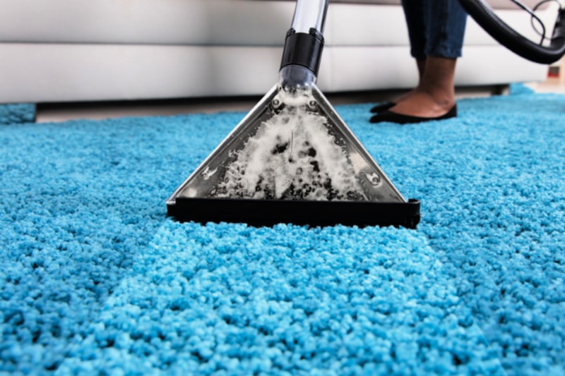 Carpet Rinse Blue Carpet