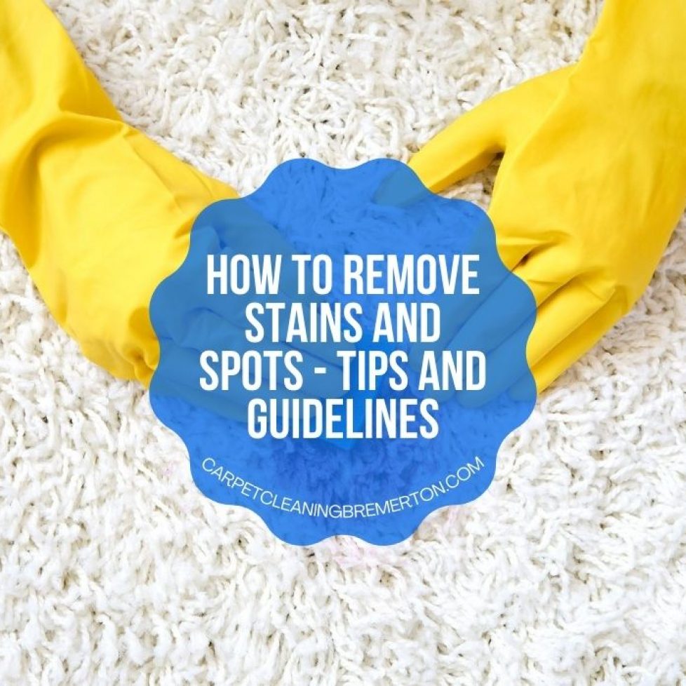 How to Remove Stains and Spots