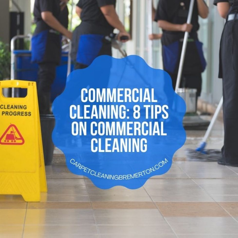 commercial cleaning workers